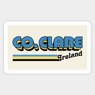 County Clare / Irish Retro County Pride Design Magnet